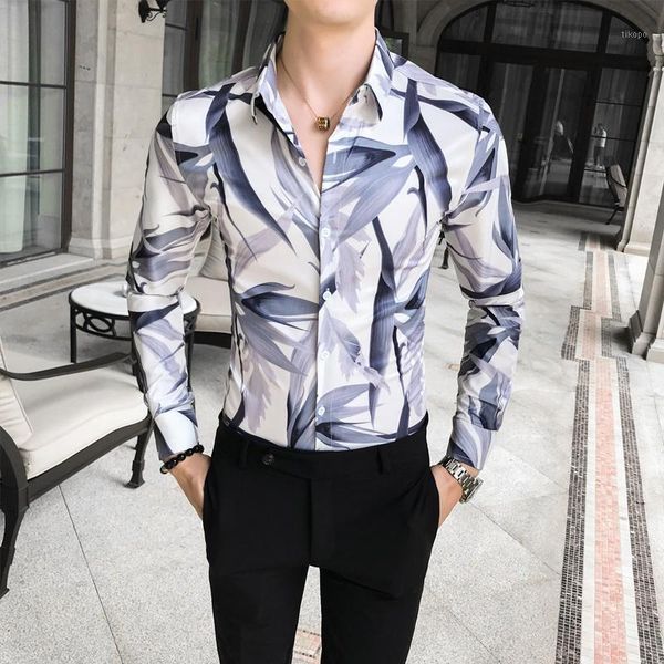 men's casual shirts men floral shirt long sleeve 2021 arrival dress all match streetwear mens slim fit tuxedo1, White;black
men's casual shirts men floral shirt long sleeve 2021 arrival dress all match streetwear mens slim fit tuxedo1, White;black