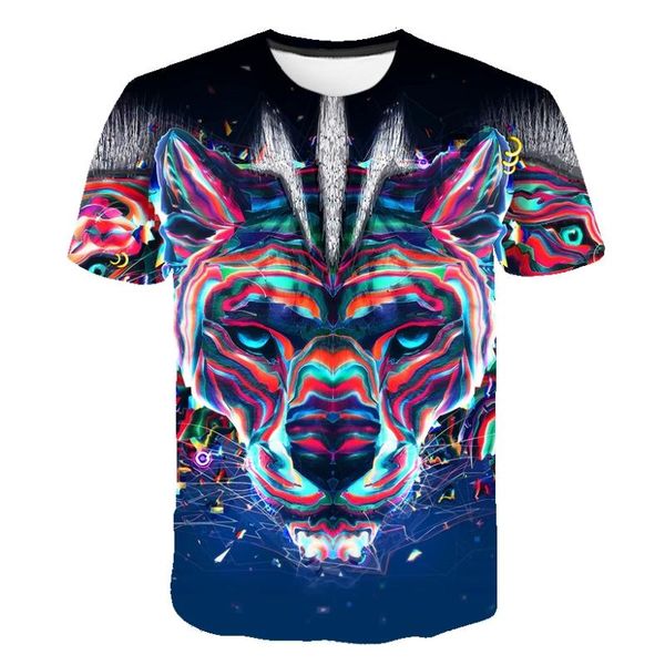 men's t-shirts summer personality short-sleeved scary anime tiger pattern printed t-shirt harajuku cool street pullover top, White;black
men's t-shirts summer personality short-sleeved scary anime tiger pattern printed t-shirt harajuku cool street pullover top, White;black