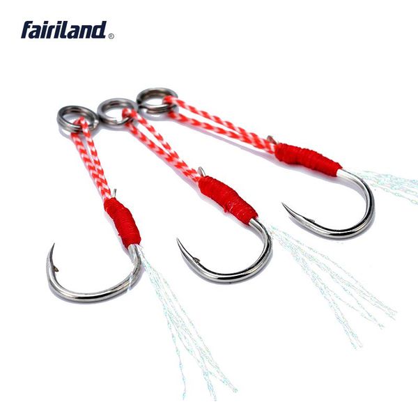 pack/lot hi-carbon fishhooks 20kg/44ib barbed finished with nickle connect lead fish assist jig hook fishing tackle hooks
pack/lot hi-carbon fishhooks 20kg/44ib barbed finished with nickle connect lead fish assist jig hook fishing tackle hooks