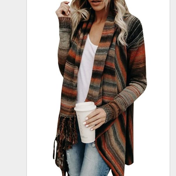 women's sweaters autumn winter tassels cardigan women ponchoes capes sweater casual cape pullovers plus size, White;black
women's sweaters autumn winter tassels cardigan women ponchoes capes sweater casual cape pullovers plus size, White;black