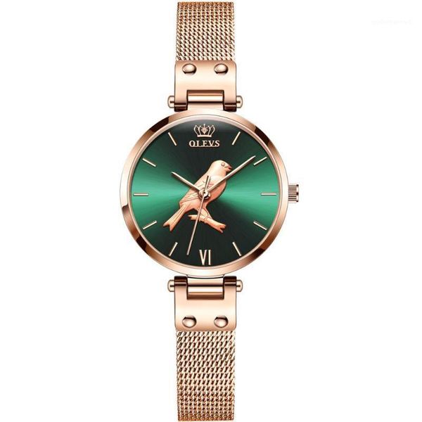 wristwatches 3d relief bird ladies watches rose gold brand women mesh steel female clocks waterproof relogio feminino green, Slivery;brown
wristwatches 3d relief bird ladies watches rose gold brand women mesh steel female clocks waterproof relogio feminino green, Slivery;brown