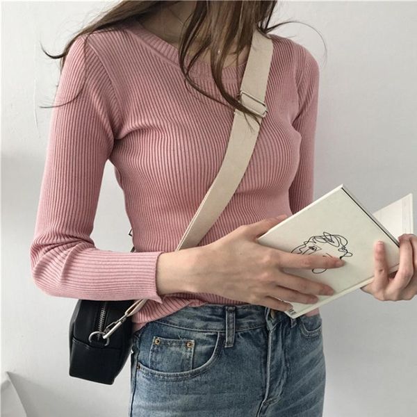 women's sweaters sweater women pullover slim o-neck warm knitted koreanjumper fashion clothes pull femme, White;black
women's sweaters sweater women pullover slim o-neck warm knitted koreanjumper fashion clothes pull femme, White;black