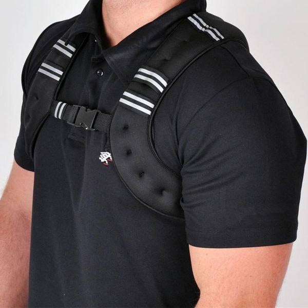 running weight vest for men women kids training workout adjustable weighted qw back support, Black;blue
running weight vest for men women kids training workout adjustable weighted qw back support, Black;blue