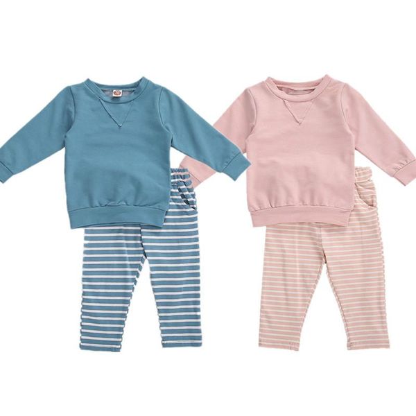clothing sets 0-24m born baby boy girl clothes solid long sleeve pullover t-shirt striped pant 2pcs, White
clothing sets 0-24m born baby boy girl clothes solid long sleeve pullover t-shirt striped pant 2pcs, White
