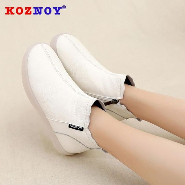 boots koznoy size 34-43 2021 ins woman real leather ankle fashion shoes short winter warm platform heel footwear, Black
boots koznoy size 34-43 2021 ins woman real leather ankle fashion shoes short winter warm platform heel footwear, Black