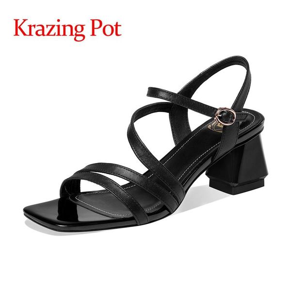 dress shoes krazing pot cow leather high heels strange style shallow simple british school slingback buckle straps sandals women l30, Black
dress shoes krazing pot cow leather high heels strange style shallow simple british school slingback buckle straps sandals women l30, Black