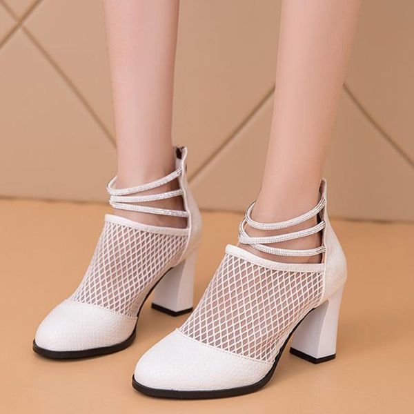 boots rimocy breathable mesh cross strap sandals woman casual round toe women square heels white bling crystal botas mujer 2021, Black
boots rimocy breathable mesh cross strap sandals woman casual round toe women square heels white bling crystal botas mujer 2021, Black