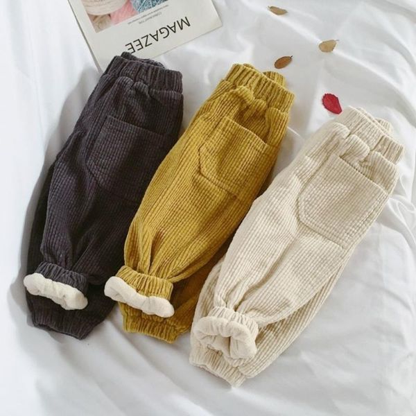 trousers 2021 autumn and winter clothing children's corduroy pants baby warm fashion loose casual bloomers, Blue
trousers 2021 autumn and winter clothing children's corduroy pants baby warm fashion loose casual bloomers, Blue