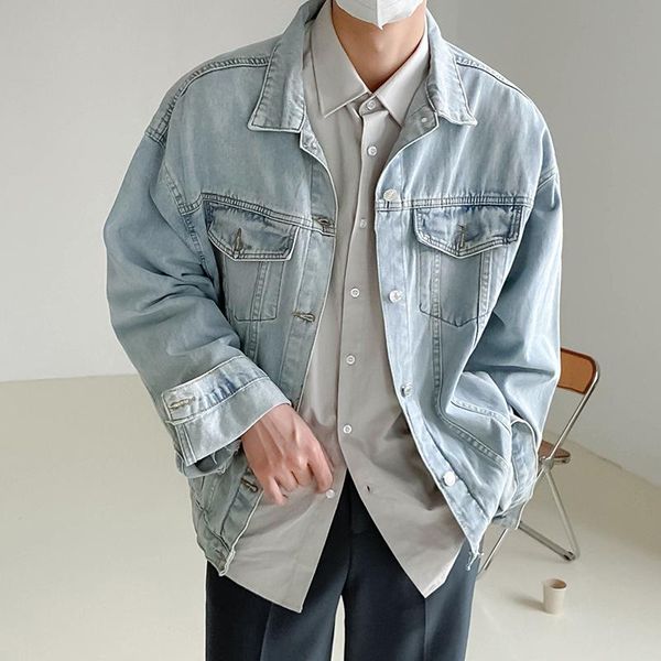 men's jackets spring and autumn ins short lapel denim jacket korean style loose casual all-match fashion handsome, Black;brown
men's jackets spring and autumn ins short lapel denim jacket korean style loose casual all-match fashion handsome, Black;brown