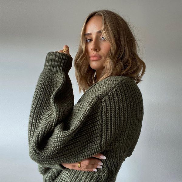 women's sweaters fashion street hipster ins loose casual backless long-sleeved sweater autumn and winter isuz, White;black
women's sweaters fashion street hipster ins loose casual backless long-sleeved sweater autumn and winter isuz, White;black