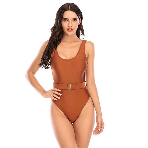 color solid 2021 body covering slim gathered high waist open back bikini conservative swimsuit, White;black
color solid 2021 body covering slim gathered high waist open back bikini conservative swimsuit, White;black
