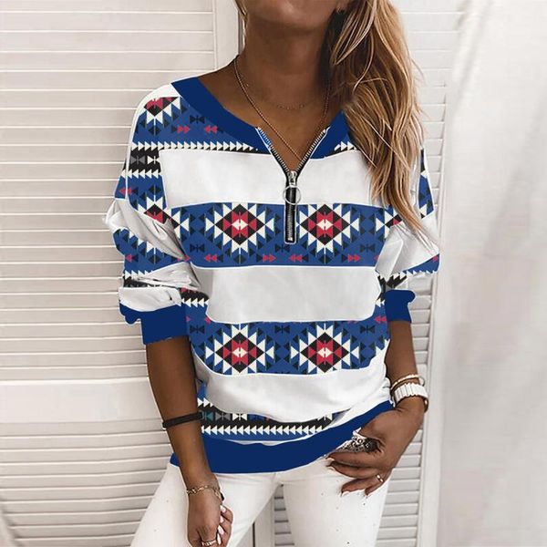women's blouses & shirts summer shirt women 2021 vintage print round neck long sleeve zipper female plus size loose graphic streetwear, White
women's blouses & shirts summer shirt women 2021 vintage print round neck long sleeve zipper female plus size loose graphic streetwear, White