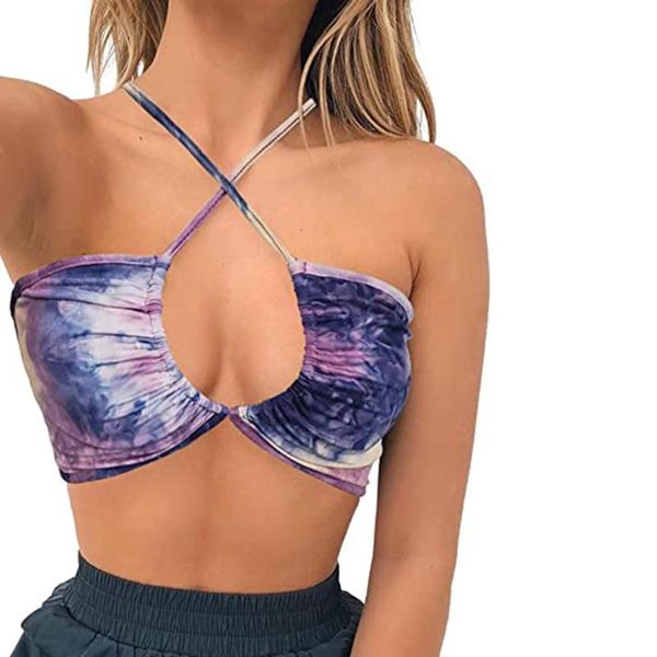 fashion tie-dye women tube solid no steel ring tank crisscross strappy frenulum summer clubwear corset women's tanks & camis, White
fashion tie-dye women tube solid no steel ring tank crisscross strappy frenulum summer clubwear corset women's tanks & camis, White