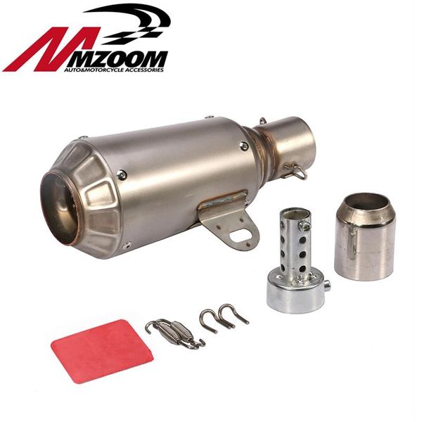 motorcycle exhaust system titanium stainless steel 51mm universal slip on pipe muffler
motorcycle exhaust system titanium stainless steel 51mm universal slip on pipe muffler