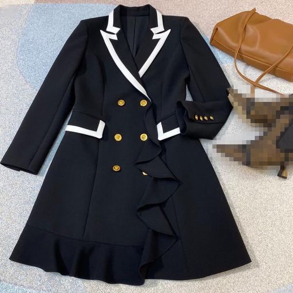 casual dresses 10277 fashion women 2021 spring dress luxury european design party style, Black;gray
casual dresses 10277 fashion women 2021 spring dress luxury european design party style, Black;gray
