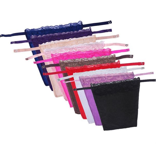 lace bra wrap strapless quick easy clip-on mock camisole for women's low cut clothing accessories bustiers & corsets, Black;white
lace bra wrap strapless quick easy clip-on mock camisole for women's low cut clothing accessories bustiers & corsets, Black;white