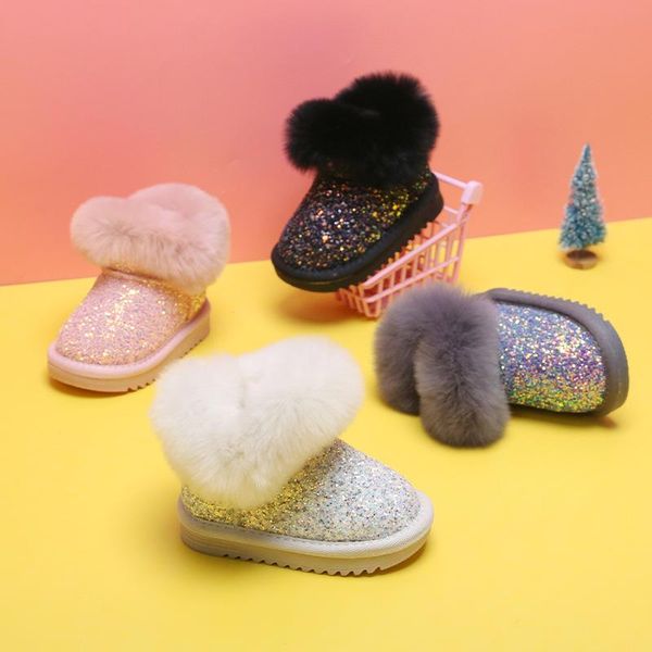 boots winter baby infant girl fur warm snow toddler fashion kid shoes platform, Black;grey
boots winter baby infant girl fur warm snow toddler fashion kid shoes platform, Black;grey
