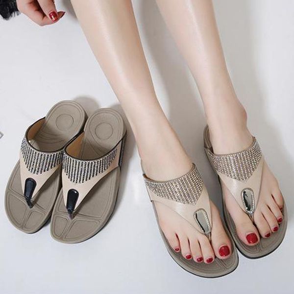 slippers sandals women summer style thick-soled flip flops soft leather fashion and, Black
slippers sandals women summer style thick-soled flip flops soft leather fashion and, Black