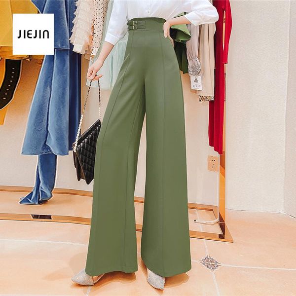 high waist wide leg pants women elegant office work long pantalons female loose quality solid straight trousers women's & capris, Black;white
high waist wide leg pants women elegant office work long pantalons female loose quality solid straight trousers women's & capris, Black;white
