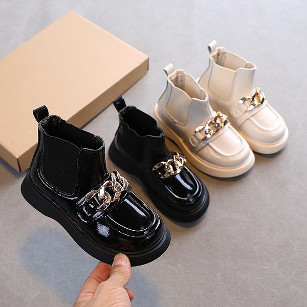 boots 26-36 size autumn children' bright leather metal princess shoes girls short single black beige color, Black;grey
boots 26-36 size autumn children' bright leather metal princess shoes girls short single black beige color, Black;grey