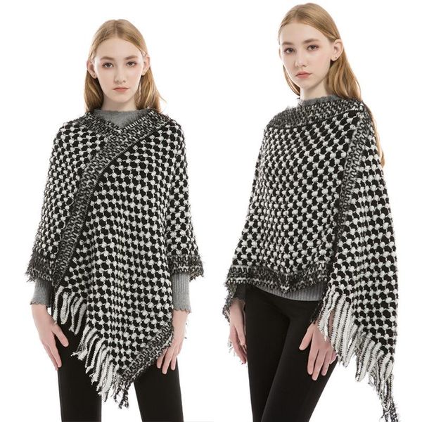 scarves autumn winter female cape beanie cashmere pullover sweater poncho elegant lady's knit cloak ponchos and capes coat plus size, Blue;gray
scarves autumn winter female cape beanie cashmere pullover sweater poncho elegant lady's knit cloak ponchos and capes coat plus size, Blue;gray
