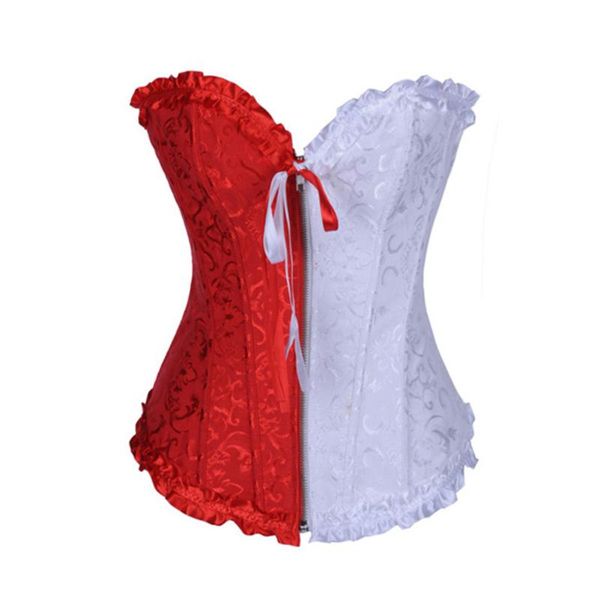 women's shapers classic black red lace up back bridal bustier corset lingerie women wedding dress underwear, Black;white
women's shapers classic black red lace up back bridal bustier corset lingerie women wedding dress underwear, Black;white