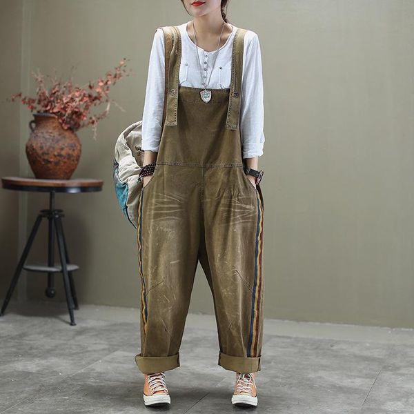 women's jumpsuits & rompers 2021 spring autumn women large size loose all-match denim ladies casual pocket vintage overalls, Black;white
women's jumpsuits & rompers 2021 spring autumn women large size loose all-match denim ladies casual pocket vintage overalls, Black;white