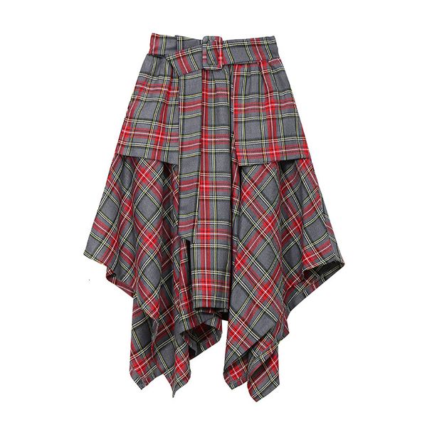skirts hong kong retro grand swing mid-length a-line irregular plaid skirt high female waist, Black
skirts hong kong retro grand swing mid-length a-line irregular plaid skirt high female waist, Black