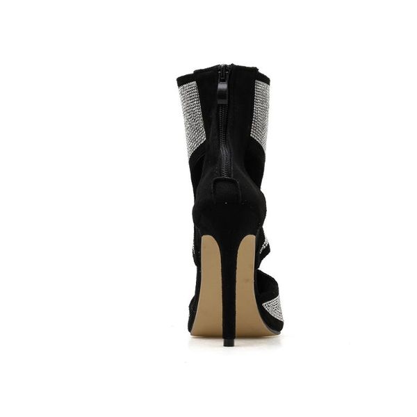 lanlojer 2021 rhinestone women pumps sandals boots shoes ankle high heels hollow out zipper ladies partysandals, Black
lanlojer 2021 rhinestone women pumps sandals boots shoes ankle high heels hollow out zipper ladies partysandals, Black