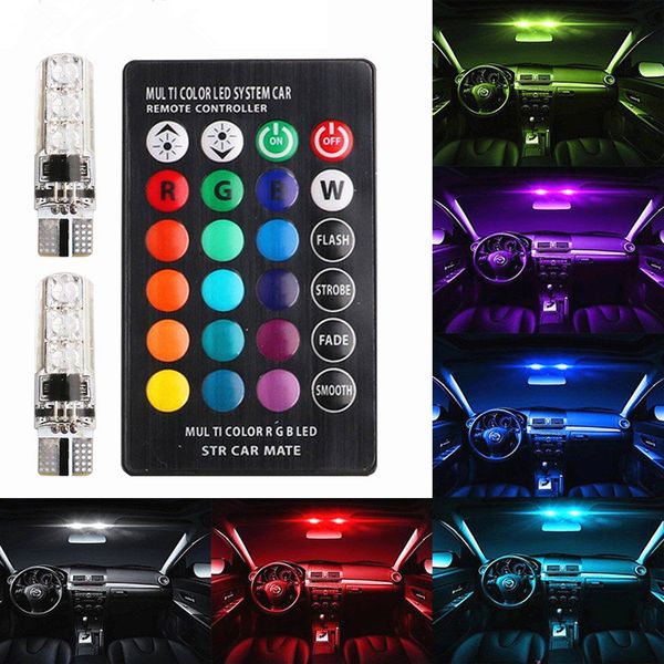 t10 w5w led car lights led bulbs rgb with remote control 194 168 501 strobe led lamp reading lights white red amber 12v qc49
t10 w5w led car lights led bulbs rgb with remote control 194 168 501 strobe led lamp reading lights white red amber 12v qc49