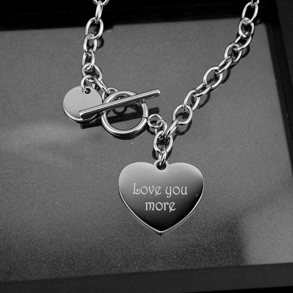 fashion hip hop stainless steel heart-shaped pendant love necklaces for women ot buckle thick necklace jewelry gifts, Silver
fashion hip hop stainless steel heart-shaped pendant love necklaces for women ot buckle thick necklace jewelry gifts, Silver