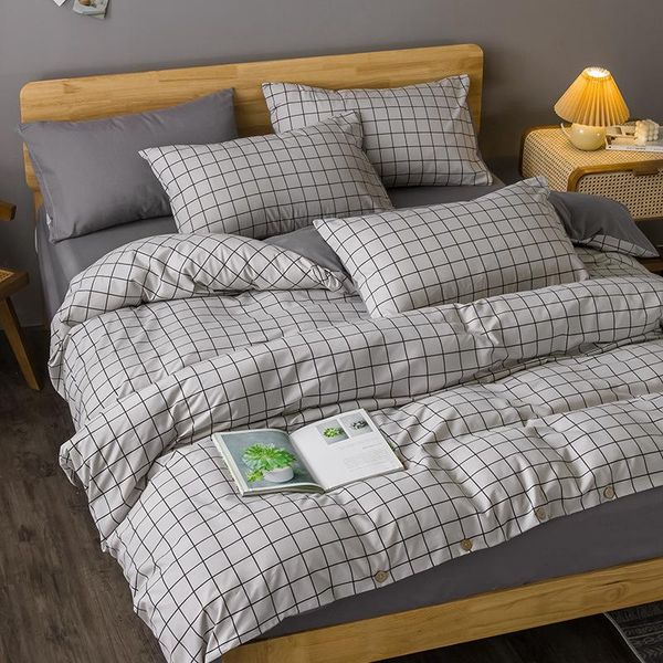 bedding sets grey plaid stripe duvet cover pillow case bed sheet bedroom nordic simple style single double covers set oceania
bedding sets grey plaid stripe duvet cover pillow case bed sheet bedroom nordic simple style single double covers set oceania