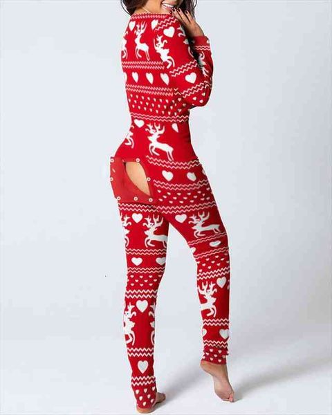 year women christmas cutout printed functional buttoned flap adults pajamas long sleeve red deer print jumpsuit pants, Black;white
year women christmas cutout printed functional buttoned flap adults pajamas long sleeve red deer print jumpsuit pants, Black;white