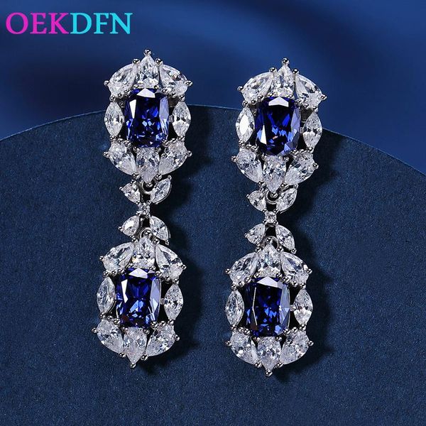 dangle & chandelier oekdfn 100% 925 sterling silver drop earrings for women sparkling sapphire tanzanite gemstone party weddding fine jewelr
dangle & chandelier oekdfn 100% 925 sterling silver drop earrings for women sparkling sapphire tanzanite gemstone party weddding fine jewelr