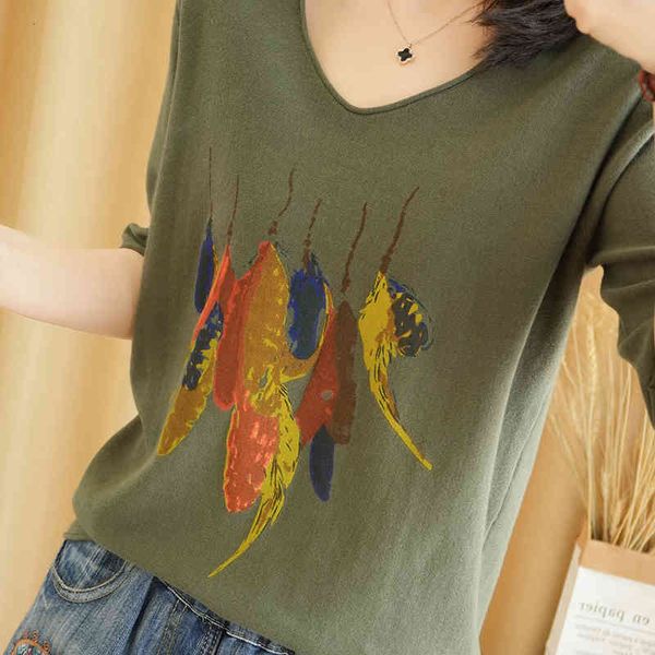 t shirts 2021 women's pattern short sleeve casual sweater coat ladies basic v-neck knitted pullover summer chic t-shirt female, White
t shirts 2021 women's pattern short sleeve casual sweater coat ladies basic v-neck knitted pullover summer chic t-shirt female, White