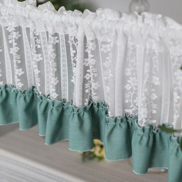 short curtain white lace flower bay window kitchen decorative small tulle curtains american pastoral polyester home textile & drapes
short curtain white lace flower bay window kitchen decorative small tulle curtains american pastoral polyester home textile & drapes