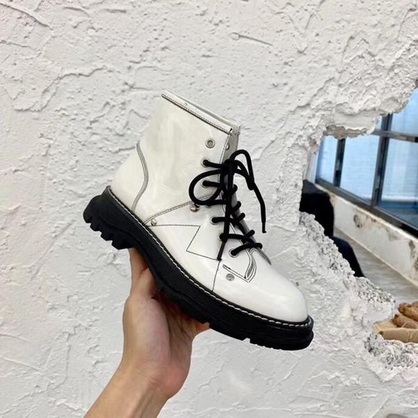 boots leather 2021 women motorcycle round toe thick bottom black white wedges leisure lace-up autumn winter sewing rome shoes
boots leather 2021 women motorcycle round toe thick bottom black white wedges leisure lace-up autumn winter sewing rome shoes