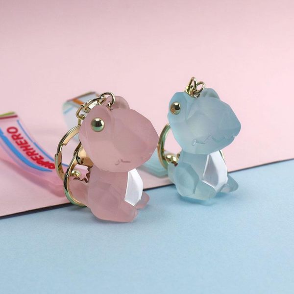 keychains trendy cute transparent dinosaur keychain creative friend gift key ring holder couple pendant jewelry women accessories, Silver
keychains trendy cute transparent dinosaur keychain creative friend gift key ring holder couple pendant jewelry women accessories, Silver