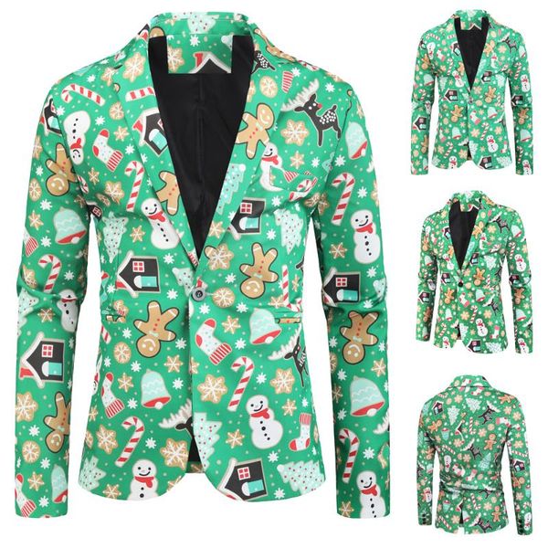 men's suits & blazers 3d christmas jacket men floral print painting 2021 fashion suit party coat casual slim fit blazer buttons, White;black
men's suits & blazers 3d christmas jacket men floral print painting 2021 fashion suit party coat casual slim fit blazer buttons, White;black