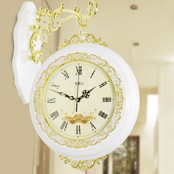 wall clocks luxury double sided clock modern design vintage nordic europe style living room zegar scienny home watch jj60wc
wall clocks luxury double sided clock modern design vintage nordic europe style living room zegar scienny home watch jj60wc