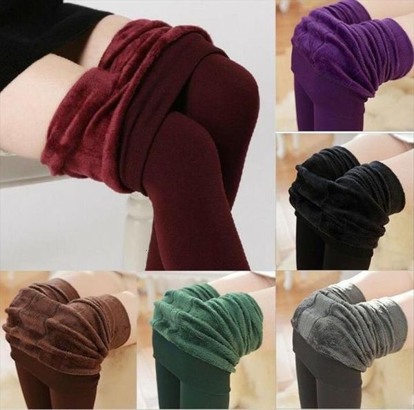 winter warm thickened plus women leggings velvet stretch high waist thin pants, Black
winter warm thickened plus women leggings velvet stretch high waist thin pants, Black