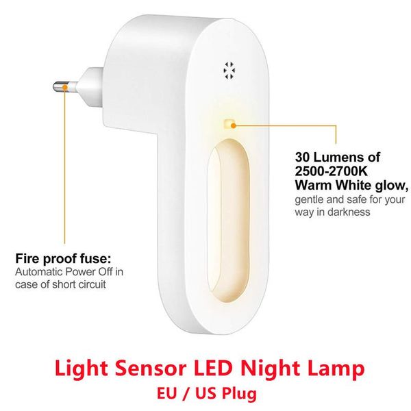 night lights 2pcs light sensor 220v led lamp 110v smart bedside eu us plug baby children home nightlight indoor lighting
night lights 2pcs light sensor 220v led lamp 110v smart bedside eu us plug baby children home nightlight indoor lighting