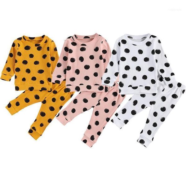 clothing sets autumn baby clothes for kids girls boys toddler polka dot print ribbed knitted set long sleeve blouse +pants1, White
clothing sets autumn baby clothes for kids girls boys toddler polka dot print ribbed knitted set long sleeve blouse +pants1, White
