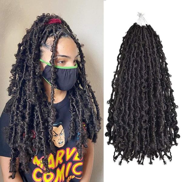luxury human hair wigs crochet, fiber, wig, female chemical dirty braid, butterfly locs, Black
luxury human hair wigs crochet, fiber, wig, female chemical dirty braid, butterfly locs, Black