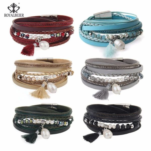 charm bracelets 1pc bohemia style bracelet genuine leather nature pearl pendant 18mm snap button bangle&bracelet adjust pulseras, Golden;silver
charm bracelets 1pc bohemia style bracelet genuine leather nature pearl pendant 18mm snap button bangle&bracelet adjust pulseras, Golden;silver