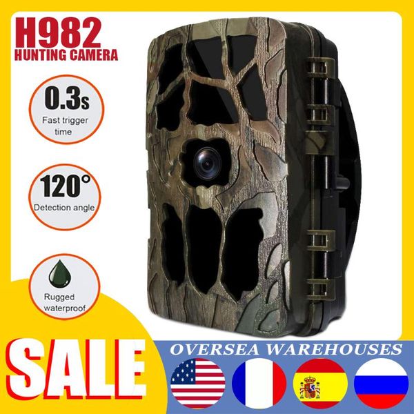 hunting cameras h982 trail camera 4k 1080p 40 non-luminous leds invisible infrared for surveillance of wild animals
hunting cameras h982 trail camera 4k 1080p 40 non-luminous leds invisible infrared for surveillance of wild animals