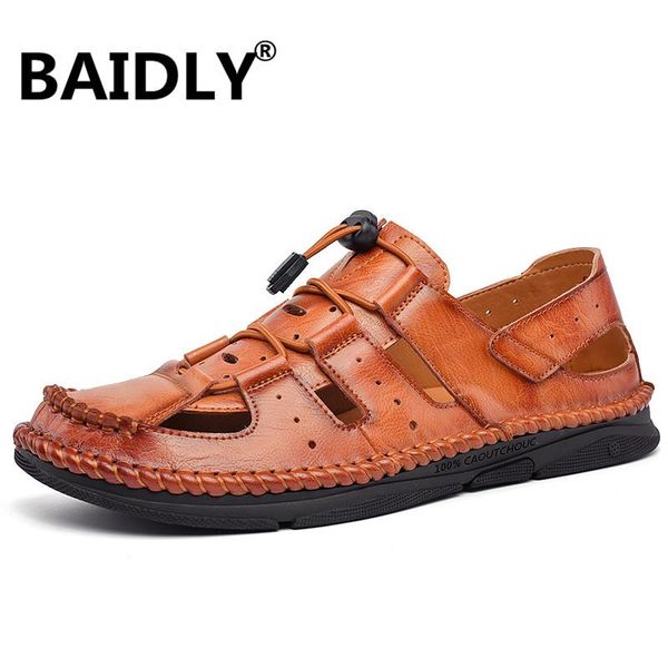 sandals brand summer men shoes genuine leather fashion beach outdoor casual sneakers big size, Black
sandals brand summer men shoes genuine leather fashion beach outdoor casual sneakers big size, Black
