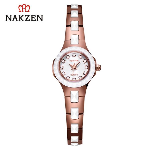 wristwatches women watch quartz japan movement waterproof ceramic shell rhinestones dial rose gold luxury female bracelet clock nakzen 3009, Slivery;brown
wristwatches women watch quartz japan movement waterproof ceramic shell rhinestones dial rose gold luxury female bracelet clock nakzen 3009, Slivery;brown