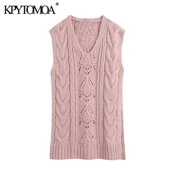 women fashion loose long cable-knit vest sweater v neck side vents female waistcoat chic 210420, Black;white
women fashion loose long cable-knit vest sweater v neck side vents female waistcoat chic 210420, Black;white