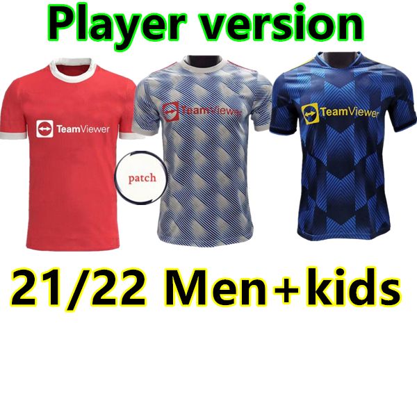 player version manchester 2021 2022 soccer jerseys pogba united cavani utd van de beek b. fernandes rashford football shirt man + kids kit h, Black;yellow
player version manchester 2021 2022 soccer jerseys pogba united cavani utd van de beek b. fernandes rashford football shirt man + kids kit h, Black;yellow